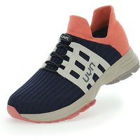 UYN Washi XC Sneaker mit brauner Sohle Damen K970 - night blue/coral 40 von Uyn