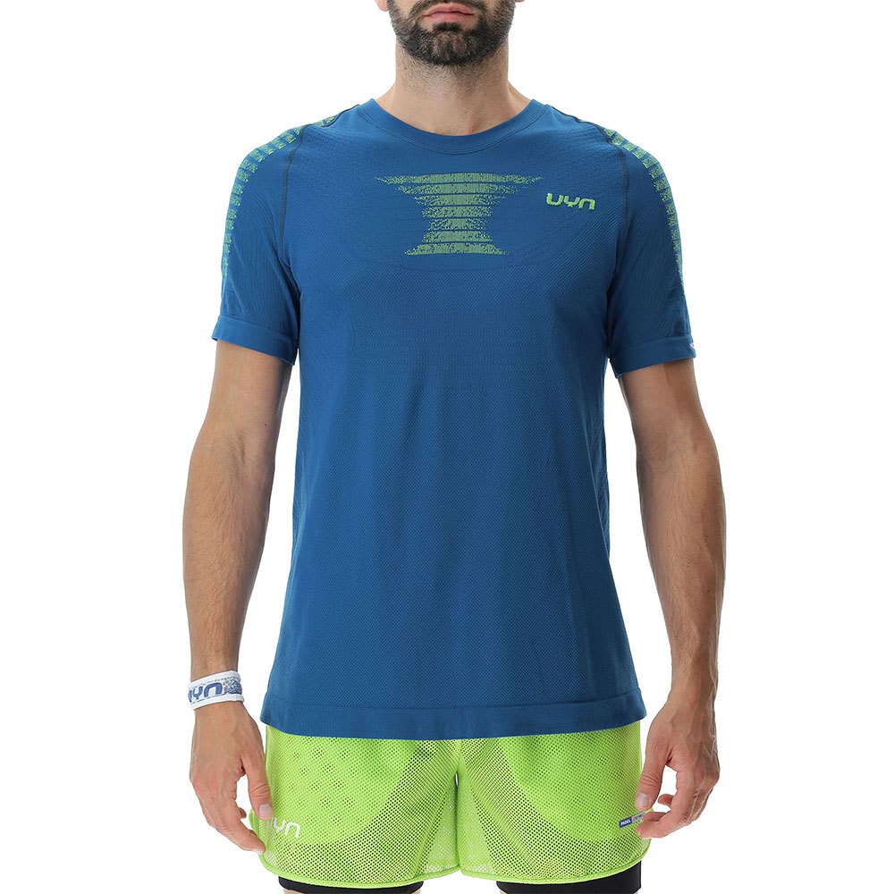 Uyn Padel Series Smash Short Sleeve T-shirt Blau 2XL Mann von Uyn