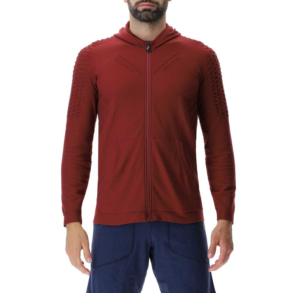 Uyn Run Fit Full Zip Full Zip Sweatshirt Rot 2XL Mann von Uyn