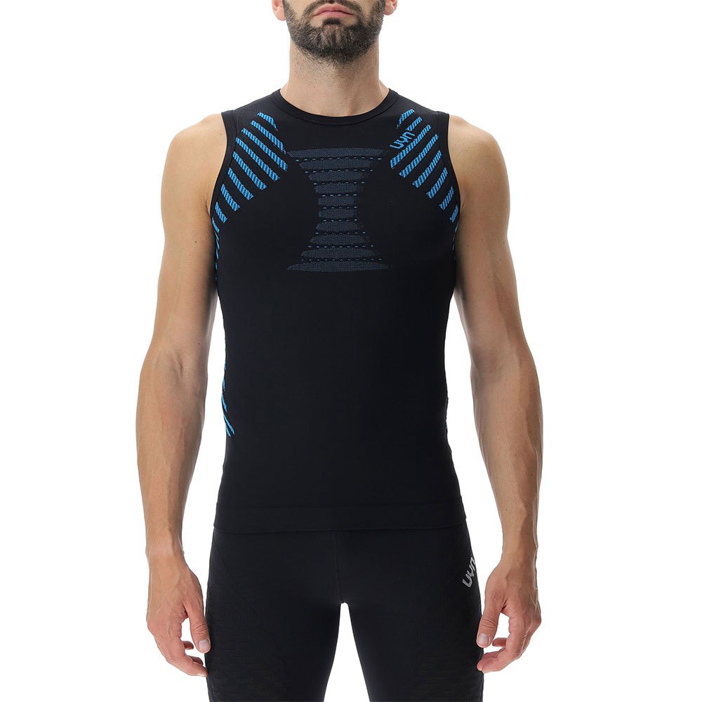 Uyn Running Ultra1 Sleeveless T-shirt Schwarz XL Mann von Uyn
