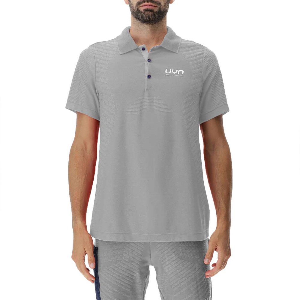 Uyn Skipper Cotton Short Sleeve Polo Grau S Mann von Uyn