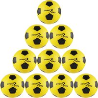 10er Ballpaket V3TEC Schaum-Fußball gelb-schwarz von V3TEC