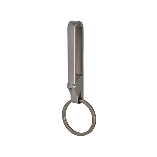 VAKON - Kleiner Karabinerhaken aus Titan EDC, Karabiner für Gürtel, Schlüsselanhänger, Schlüsselring mit Haken, Schlüsselclip von VAKON SALON