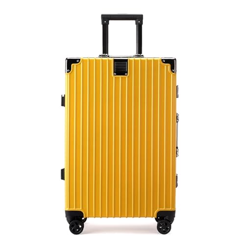 VALCLA Reisekoffer Handgepäckkoffer mit Rollen, Koffer mit großem Fassungsvermögen, robuster und verschleißfester Koffer, Business-Koffer Weichschalenkoffer (Color : G, Size : 26in) von VALCLA