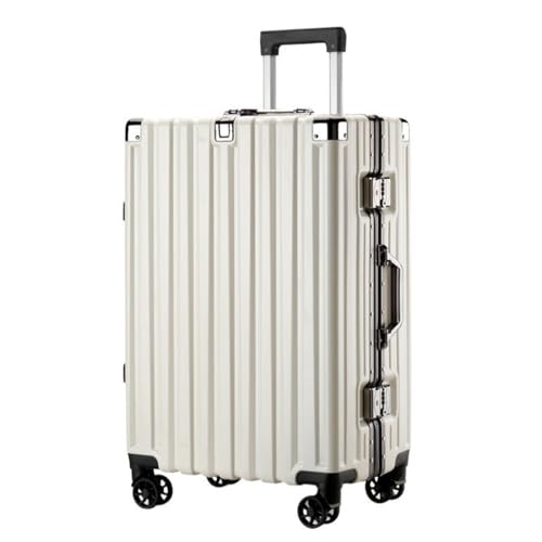 VALCLA Reisekoffer Koffer mit großem Fassungsvermögen und 360°-Universalrädern, kollisionssicherer, kompressionsbeständiger Trolley-Koffer, Freizeitkoffer Weichschalenkoffer (Color : A, Size : 22in) von VALCLA