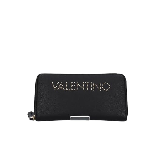 VALENTINO BAGS Damen Tasche Geldbörse Portemonnaies Geldbörse Synthetik uni Geldbörse Damen schwarz von Valentino