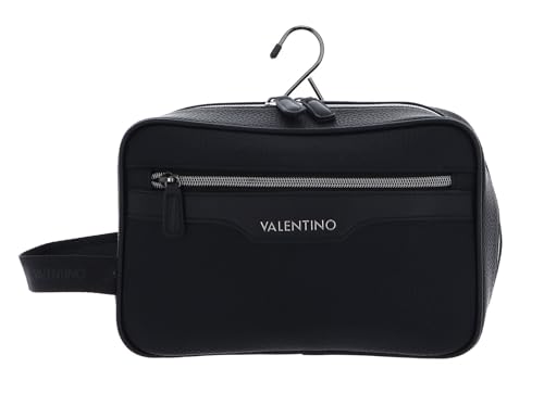VALENTINO Efeo Soft Cosmetic Case with Strap Nero von Valentino