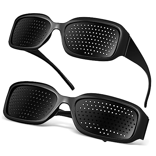 VALICLUD 10 Stück Sehkorrektur Lochbrillen Zur Verbesserung Der Sehkraft Vollformat Schutzbrillen Tragbare Lochbrillen Tragbare Brillen von VALICLUD