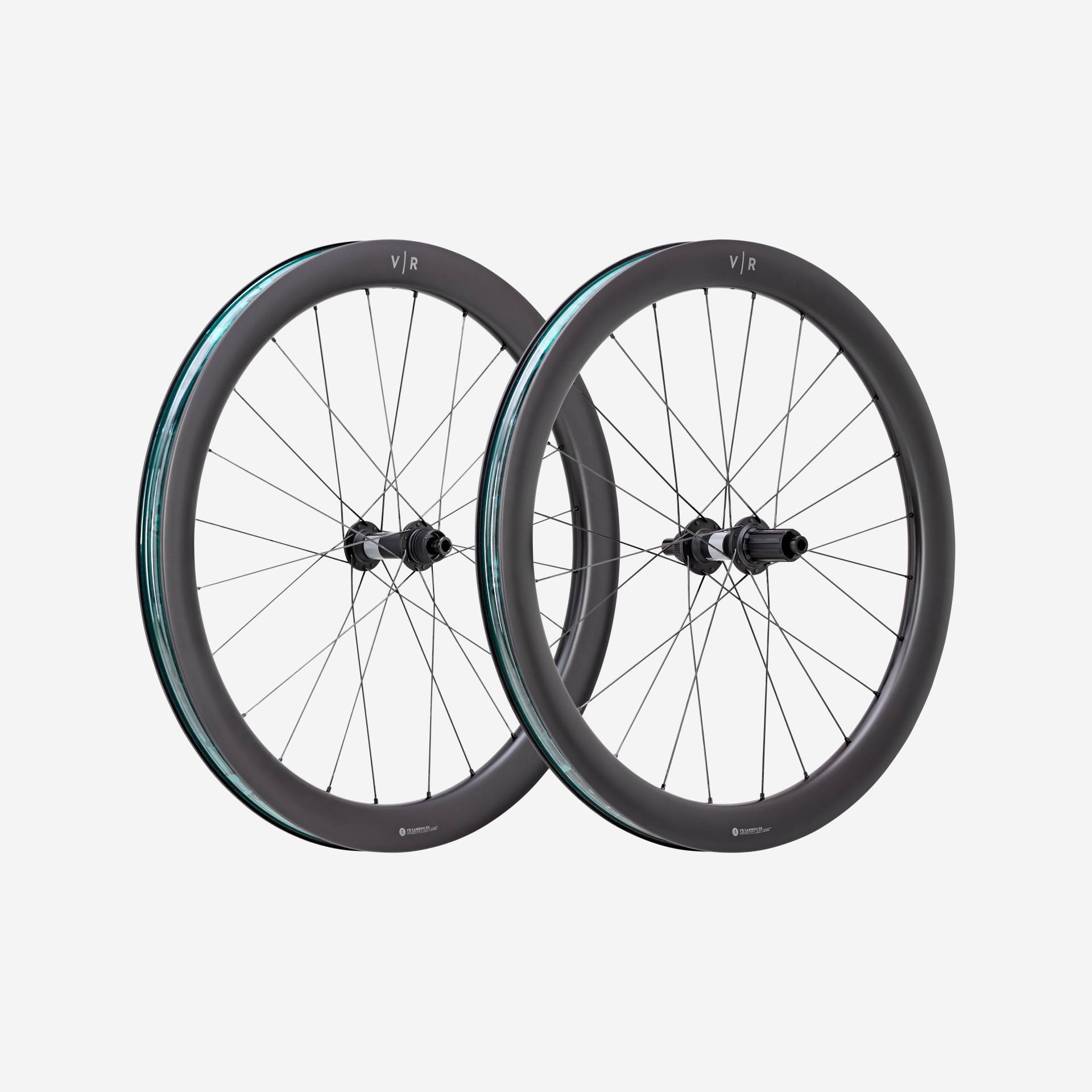 PAIRE DE ROUES ROUTE ET GRAVEL VAN RYSEL VR 50 CARBONE SRAM XDR von VAN RYSEL