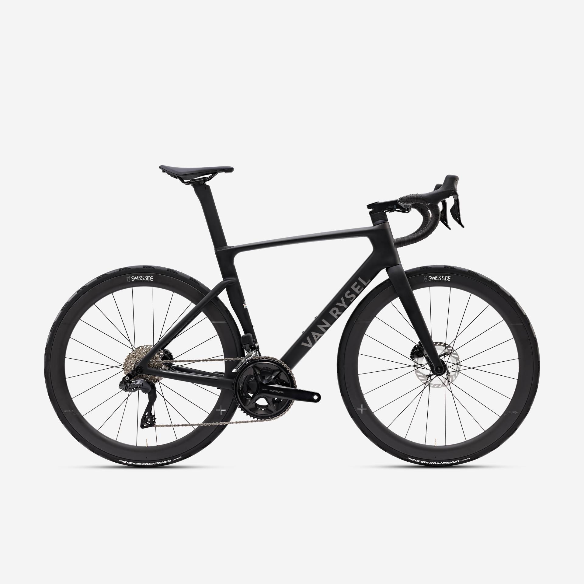 Race Rennrad RCR-R CF Shimano 105 Di2 Powermeter Schwarz von VAN RYSEL