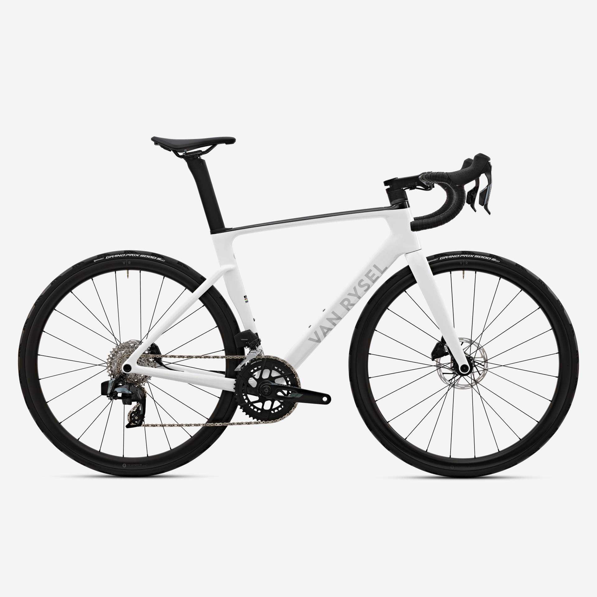 Rennrad Race RCR-R CF SRAM Rival AXS E1 Powermeter weiß von VAN RYSEL