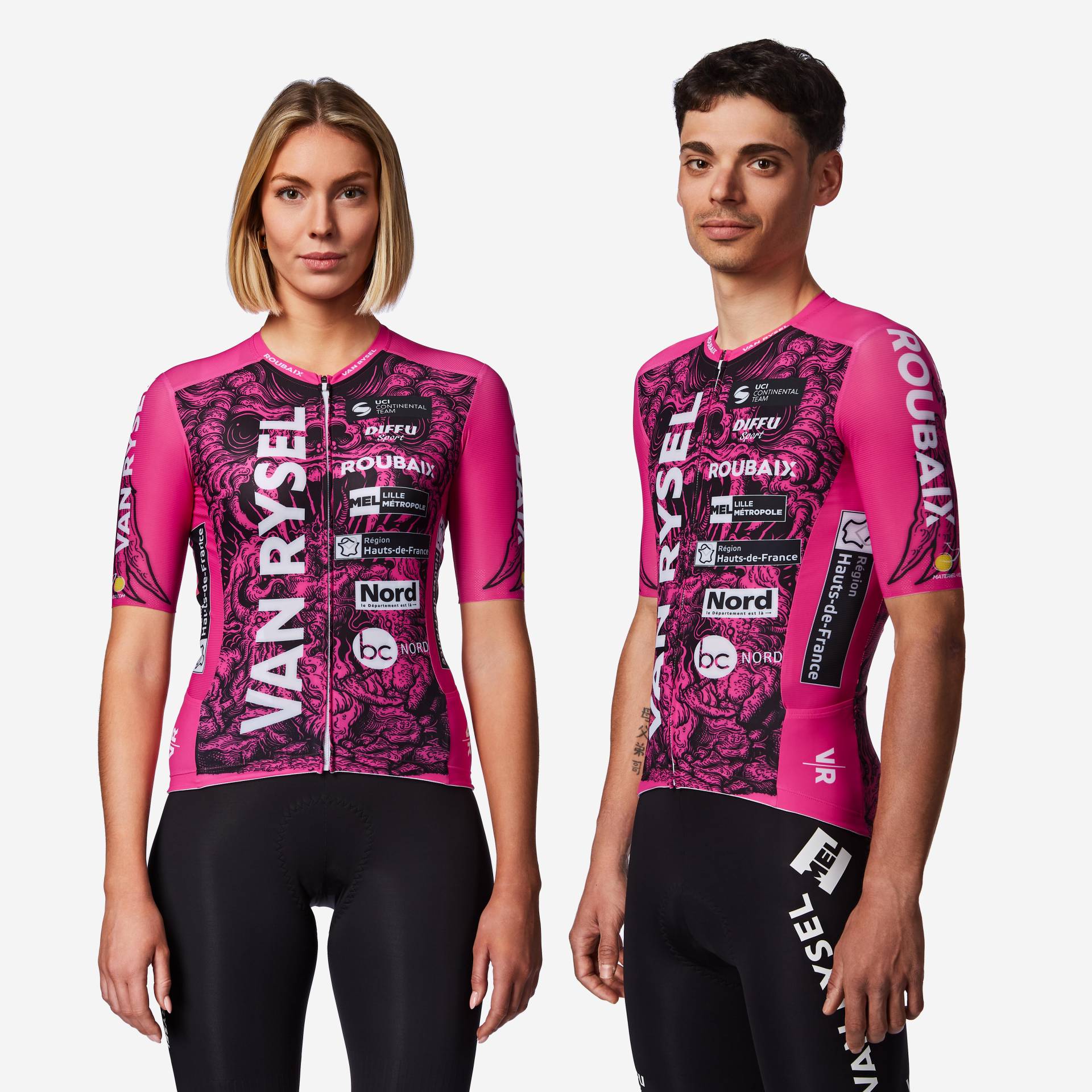 Rennrad Trikot kurzarm RCR-R Van Rysel Roubaix Replica von VAN RYSEL