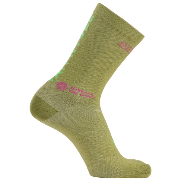 VAN RYSEL - Socks EDR - Radsocken Gr 43-46 oliv von VAN RYSEL