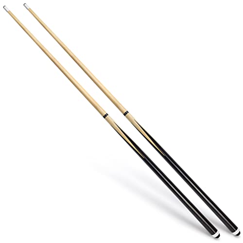 VANLAN Billard-Queue-Sticks Billard-Queues, 2 Stück, 147,3 cm, Billardspitzen, 13 mm, Hausbar, Billardqueue, 2 Stück (147,3 cm, 2 Stück) von VANLAN