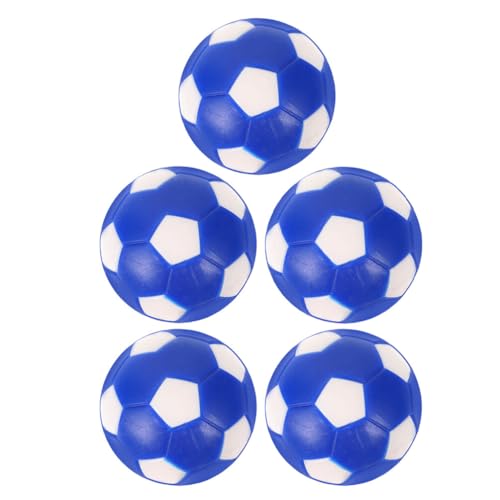 VANZACK 5 Stück Tischfußballbälle 36 Mm Ersatz-Fußbälle Für Tischspiel-Kickertisch 2024 Wm-Zubehör Ersatz Blau von VANZACK