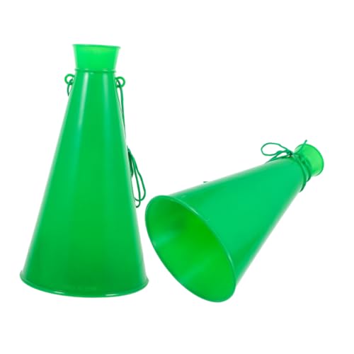 VANZACK Megafon Megaphone Partyhorn Lautstarkes Cheerleader Für Sportveranstaltungen Outdoor Aktivitäten Spiel Zubehör Grün von VANZACK