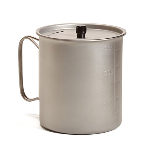 Vargo Trinkbecher Ti-Lite Mug Becher, grau, 0.75 Liter von VARGO