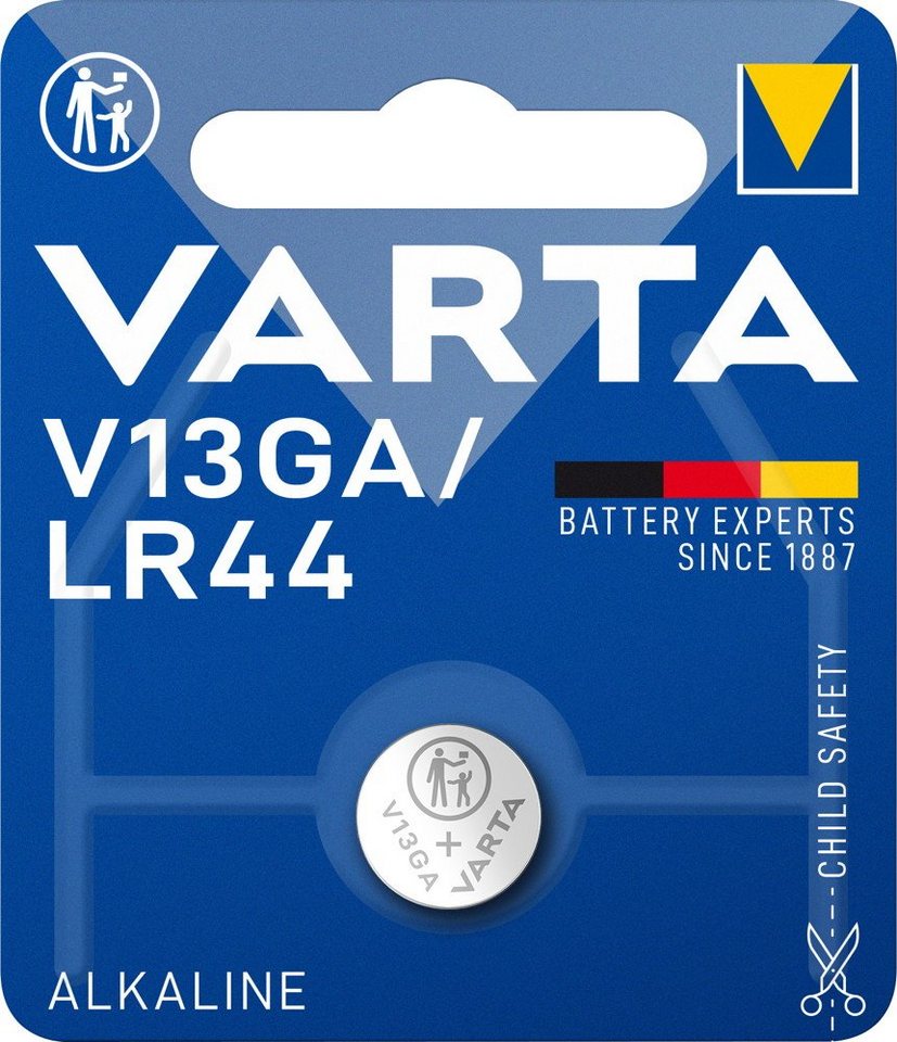 VARTA 1 4276 Professional LR44 / V13GA Alkaline Knopfzelle Blister Knopfzelle von VARTA
