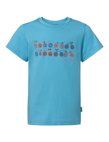 VAUDE Unisex Kinder Kids Lezza T-Shirt, Crystal Blue, 134-140 EU von VAUDE