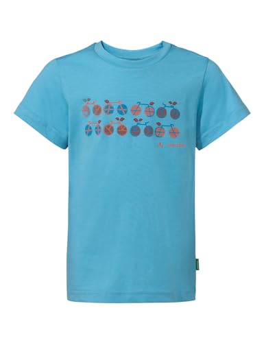 VAUDE Unisex Kinder Kids Lezza T-Shirt, Crystal Blue, 92 EU von VAUDE