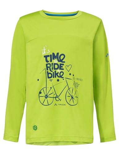 VAUDE Unisex Kinder Kids Solaro Ls T-shirt Ii T Shirt, Chute Green, 128 EU von VAUDE