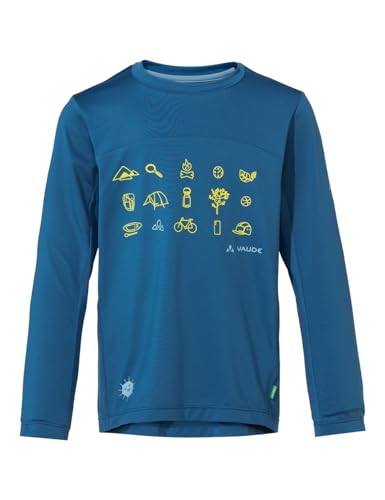 VAUDE Unisex Kinder Kids Solaro Ls Ii T-Shirt, Ultramarine, 134-140 EU von VAUDE