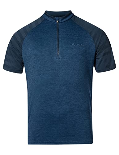 VAUDE Radtrikot Tamaro III in Blau – Fahrradshirt für Herren Kurzarm, atmungsaktives Funktionsshirt ideal geeignet für Radsport, T-shirt, Dark Sea, L von VAUDE