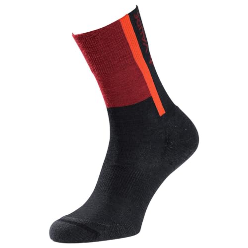 Vaude Unisex All Year Wool Socken, Carmine, 42-44 EU von VAUDE