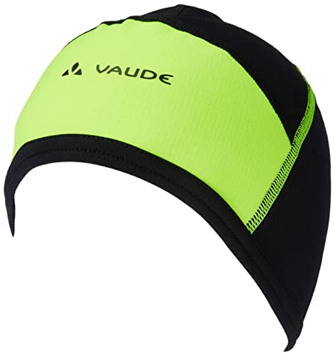 VAUDE Unisex Bike Cap Helm-Unterziehmütze, Neon Yellow Uni, L EU von VAUDE