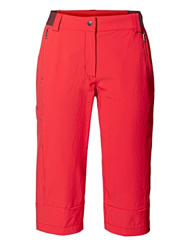 VAUDE Wanderhose Damen Farley Stretch Capri Hose III, wasserabweisende Damen Trekkinghose kurz, bequeme Stretch-Wanderhose – strapazierfähig & schnelltrocknend von VAUDE