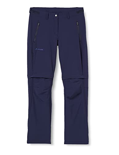 VAUDE Damen Women's Farley Stretch Zo T-zip Pants Hose, Eclipse, 46-Short von VAUDE