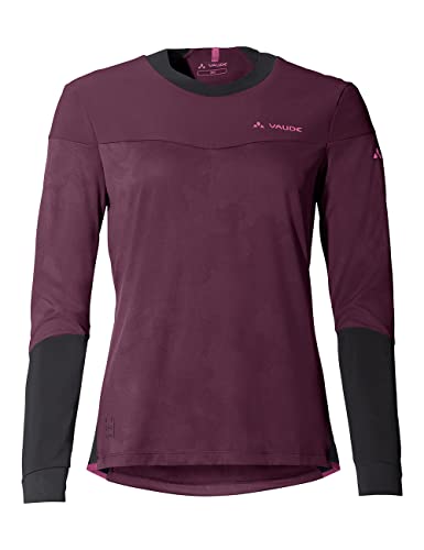 VAUDE Damen Women's Moab Ls Pro T-Shirt, Cassis, 36 EU von VAUDE