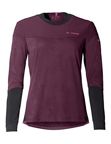 VAUDE Damen Moab Ls Pro T Shirt, Cassis, 38 EU von VAUDE