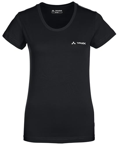VAUDE Damen T-shirt Women's Brand Shirt, Black, 44, 050960100440 von VAUDE