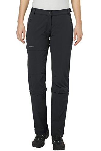 VAUDE Damen Women's Farley Stretch Capri T-Zip Ii Hose, black, 44-Long von VAUDE