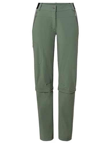 VAUDE Damen Women's Farley Stretch Capri T-Zip Pants Iii Hose, Agave, 42 EU von VAUDE