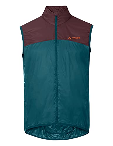 VAUDE Fahrradweste Matera Air Vest, ultraleichte Windweste Radsport Herren, wasserabweisende Weste Rennrad Herren, winddichte Sportweste reflektierend von VAUDE