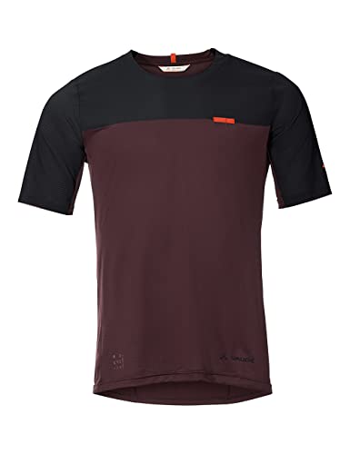 VAUDE Mens Kuro Shirt II - Fahrrad-Shirt für Herren - atmungsaktiv und leichtes Gewicht, Dark Oak, L von VAUDE