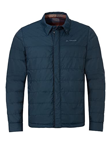 Vaude Herren Men's Mineo Padded Shacket Jacke, dark sea, L EU von VAUDE