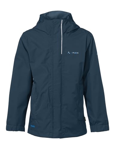 VAUDE Regenjacke Kinder Escape Light IV, wasser- & winddichte Outdoor-Jacke, atmungsaktiver Windbreaker mit Kapuze, Klimaschonende Wanderjacke von VAUDE