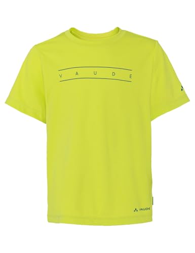 VAUDE Unisex Kinder Kids Print T-Shirt, Bright Green, 110-116 EU von VAUDE