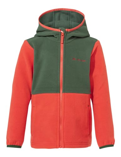 VAUDE Unisex Kinder Kids Pulex Hooded Jacket Ii, Hotchili/woodland, 98 EU von VAUDE