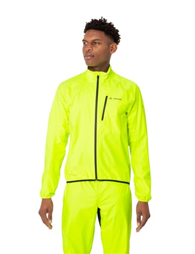 VAUDE Men's Drop Jacket III |Leichte Regenjacke - Ultraleicht & Wasserabweisend | Ceplex active Technologie | Klein verpackbar | Umweltfreundlich | Eco Finish Green Shape-Label von VAUDE