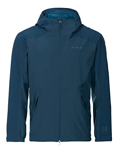 VAUDE Men's Neyland Jacket II - Regenjacke für Herren - für Trekking und Alltag - wasserdicht, winddicht und atmungsaktiv, baltic sea von VAUDE