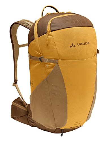 VAUDE Neyland Zip 26 - Wanderrucksack mit 26 Liter Volumen - mit praktischem Zip Verschluss, Burnt Yellow von VAUDE