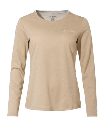 VAUDE Damen Women's Essential Ls T-Shirt, Linen, 44 EU von VAUDE