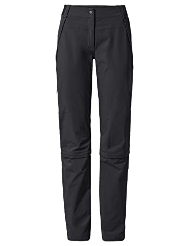 VAUDE Wanderhose Damen Farley Stretch Capri T-Zip III, wasserabweisende Zip-Off Trekkinghose, bequeme Stretch-Wanderhose – strapazierfähig & schnelltrocknend von VAUDE