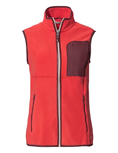 VAUDE Damen Women's Rosemoor Fleece Vest Jacke, Flame, 44 EU von VAUDE