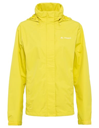 VAUDE Women's Escape Bike Light Jacket| Leichte 2-Lagen Regenjacke - Zuverlässiger Rad-Regenschutz | Dünnes Netzfutter | Kapuze im Kragen | Reflektierende Elemente | Eco Finish von VAUDE