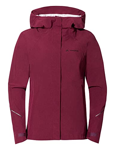 VAUDE Womens Yaras Jacket V - Regenjacke für Damen - wasser- und winddicht - mit reflektierenden Elementen von VAUDE